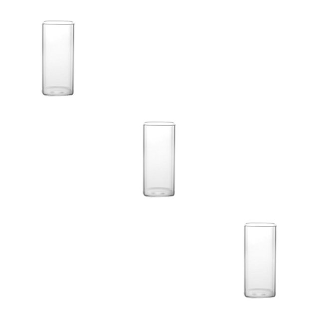 Billuyoard Hogar Hotel Copa de vino Pub Agua Bebida Taza transparente Hogar Cuadrado Bebida fría Leche Tazas Vasos 60x90mm Type1 NO1