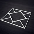 thumbnail image 4 of Ekena Millwork 15 3/8"W x 15 3/8"H x 3/8"T Medium Hudson Decorative Fretwork Wall Panels in Architectural Grade PVC, 4 of 9