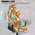 thumbnail image 7 of Xoenoiee Hippie Daisy Swirl Pattern Gaming Chair Covers Slipcovers, Stretchable Elastic Computer Reclining Gaming Chair Seat Cover with Armrest Cover (No Chairs), 7 of 7
