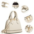 thumbnail image 6 of Women Handbags Set 4pcs Purses for Women Tote Bags Satchel Shoulder Bag Wristlet Bag Clutch Purse for Women, 6 of 8