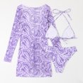 thumbnail image 4 of Gibobby Trajes de Baño para Mujer Bikini Sexy 2023, traje de baño para mujer, juego de Bikini estilo Push Up, traje de baño brasileño con Tanga, ropa de (Morado,G), 4 of 5