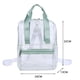 thumbnail image 1 of Mochila transparente de PVC para viaje, bolso escolar de seguridad, a la moda, para mujer Fivean unisex, 1 of 2