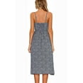 thumbnail image 4 of Women's Dresses Summer Floral Backless Spaghetti Strap Button Down Midi Dress with Pockets, XL, Am071-16, 4 of 5