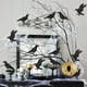thumbnail image 1 of Decoraciones de Halloween, adornos de Halloween, regalos de Halloween, cuervos colgantes de papel para Halloween, decoración de jardín para fiestas navideñas, accesorios para colgar en la pared, colga, 1 of 6