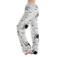 thumbnail image 3 of Halloween Pajamas for Womens Pajama Pants Cute Funny Pumpkin Print Pajamas Soft Lounge Bottoms Cozy Sleepwear Bottoms, 3 of 6