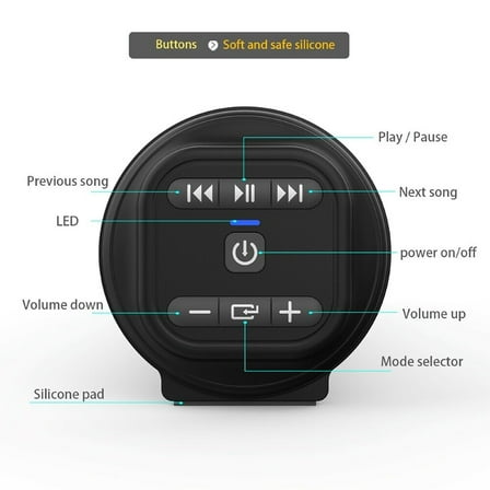 Bluetooth Wireless 3D Surround Sound Bar 4 Speaker Home Subwoofer TV Theater