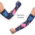 thumbnail image 4 of ALAZA Flamingo Summer Palm Leaves UV Sun Protection Arm Sleeves UPF 50+ Compression Cooling Sleeve 1 Pair, 4 of 7