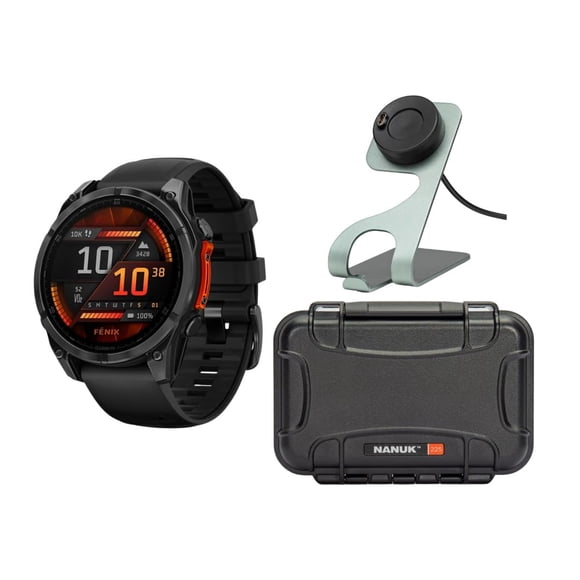 Reloj inteligente Garmin Fenix 8 GPS de 47 mm con funda impermeable