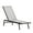 Gray/Black, variant on Flash Furniture Brazos Adjustable Chaise Lounge Chair, Outdoor Five-Position Recliner, All Weather, Black/Black