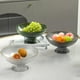 thumbnail image 3 of Plato de frutas, cuenco decorativo para postres, expositor para decoración de encimera, color gris, 3 of 9