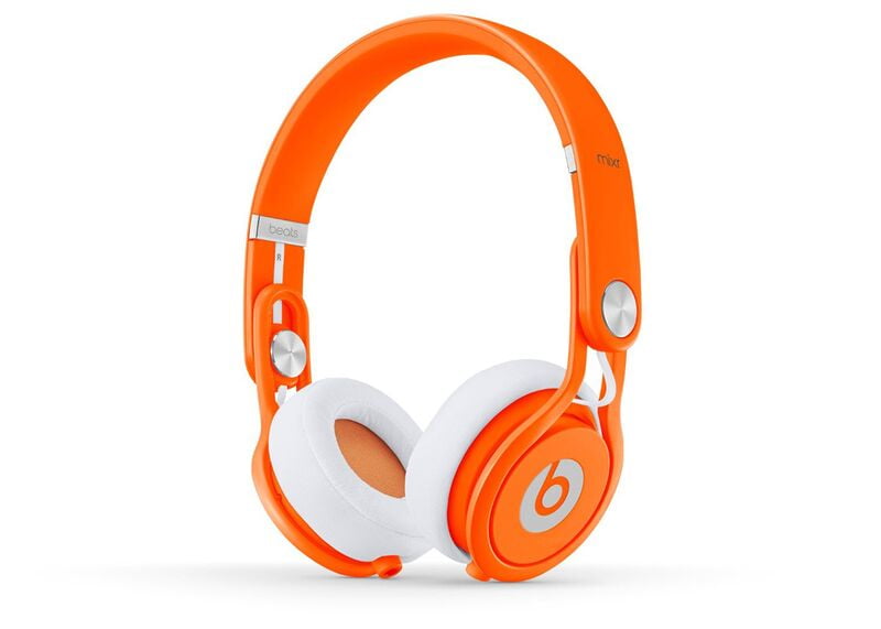 Restored Beats by Dr. Dre Mixr Neon Orange Wired Over Ear Headphones (Refurbished) - Walmart.com