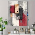thumbnail image 4 of Beige Rust Black Contemporary Abstract Canvas Poster Home Wall Decor, 4 of 8