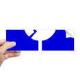 thumbnail image 1 of Fragile Bleu Carré Avertissement Marque Rectangle Pare-Chocs Autocollant Carnet Fenêtre Autocollant, 1 of 1