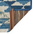 thumbnail image 4 of Unique Loom Outdoor Southwestern Collection Area Rug - Fethiye (2' 7" x 5' 3" Runner Blue/Ivory), 4 of 6
