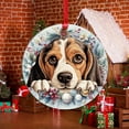 thumbnail image 5 of AatoeaX Beagle Christmas Ornament: Adorable Dog Design, Transparent Acrylic, Hanging Decor for Pet Lovers, Holiday Decor & Gifts, 5 of 7
