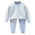 thumbnail image 1 of Children Wool Thermal Underwear Set Clothes And Pants Boys And Girls, 1 of 5