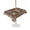 Beige, variant on Outdoor Tablecloth with Umbrella Hole for Patio/Picnic/Party/Camping, Brown Giraffe Waterproof Table Cloth Square Cover Washable, Wildlife Animals Farmhouse Wood Plank (54"x 54")