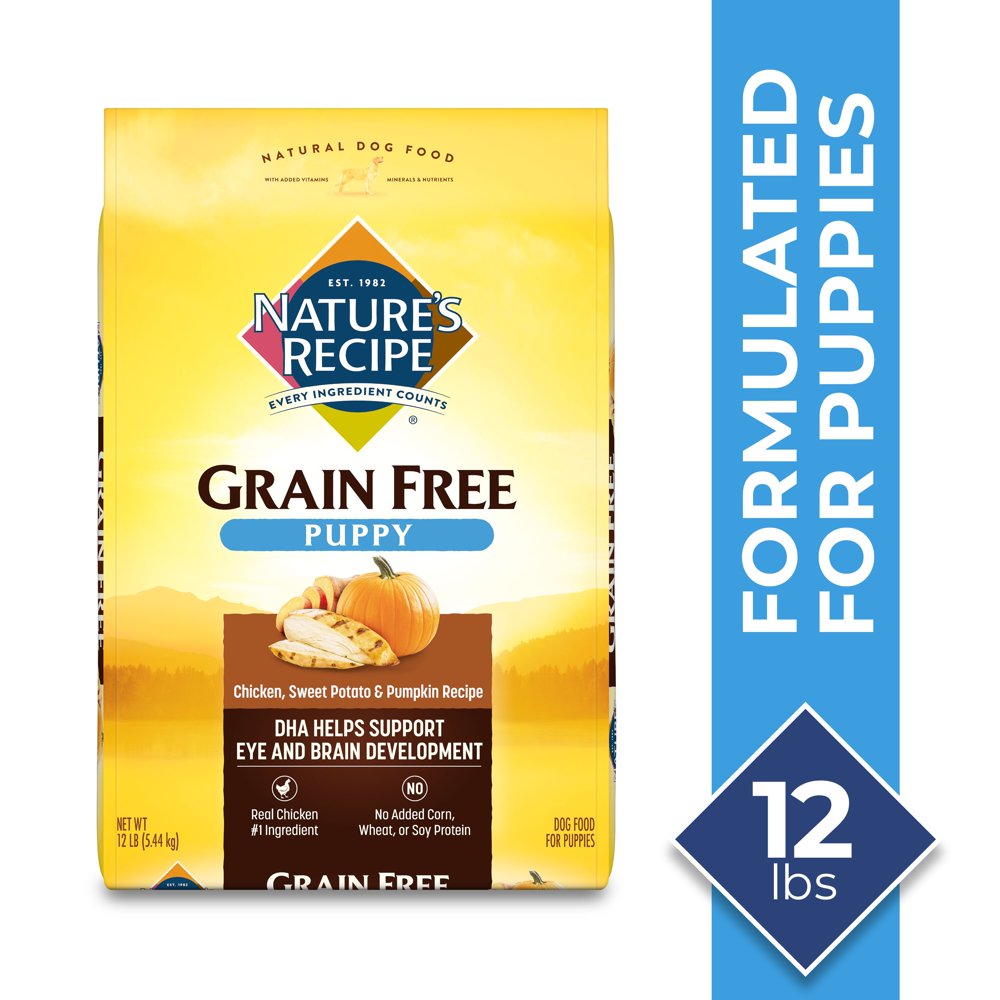 Nature’s Recipe Grain Free Chicken, Sweet Potato & Pumpkin Recipe, Dry