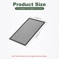 thumbnail image 2 of ZOUSSIQI 5 Pcs Magnetic Floor Vent Covers, Floor Register Cover PVC Mesh Air Vent Screen Filters, Great for Home Floor, Wall, Ceiling, Catch Debris Hair Dust (Black, 11-Inch x 7-Inch) CA919-88530, 2 of 5