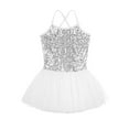 thumbnail image 7 of iiniim Kids Girls' Shiny Sequins Splice Tulle Tutu Princess Dress Leotard Ballet Dance Size 2-12, 7 of 7