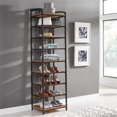 thumbnail image 4 of Homestyles Unité de Rangement Murale en Bois Style Artisan Moderne Marron, 4 of 6
