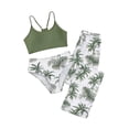 thumbnail image 2 of Girls Swimsuit Size 10 Ruched Side Bikini Adjustable Straps Tankini with Shorts 3pcs Contrast Trim Girls Dress Up Clothes, 2 of 3