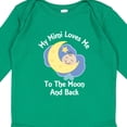 thumbnail image 3 of Inktastic My Mimi Loves Me to the Moon and Back Boys or Girls Long Sleeve Baby Bodysuit, 3 of 4