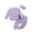 Purple, variant on GigrtiJin Children's 2 Piece Outfits Long-Sleeved Round-Neck Sweatshirt and Sweatpants Fashion Casual Fall Winter Sets
