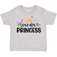 thumbnail image 3 of Inktastic Grandpa's Princess Crown and Flowers Girls Toddler T-Shirt, 3 of 5