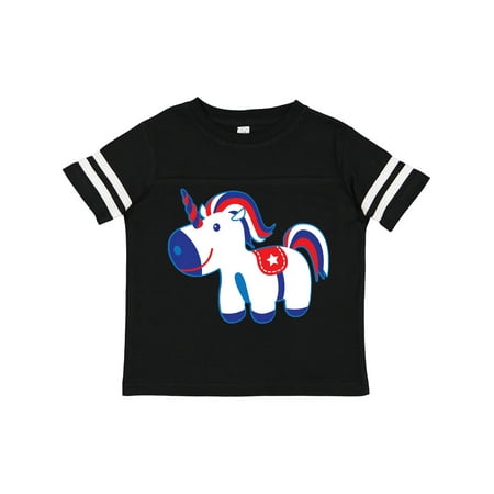 

Inktastic Unicorn Patriotic 4th of July Holiday Gift Toddler Boy or Toddler Girl T-Shirt