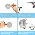 thumbnail image 4 of Wall Mounted Vanity Mirror with Adjustable Light - Swivel Vanity Mirror, 4 of 5