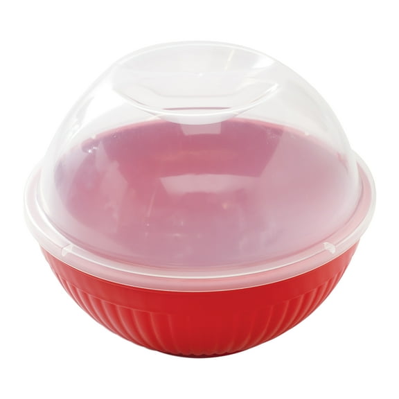 Nordic Ware 14 Cup Plastic Microwave Quick Pop Popcorn Popper, Red, 68402W