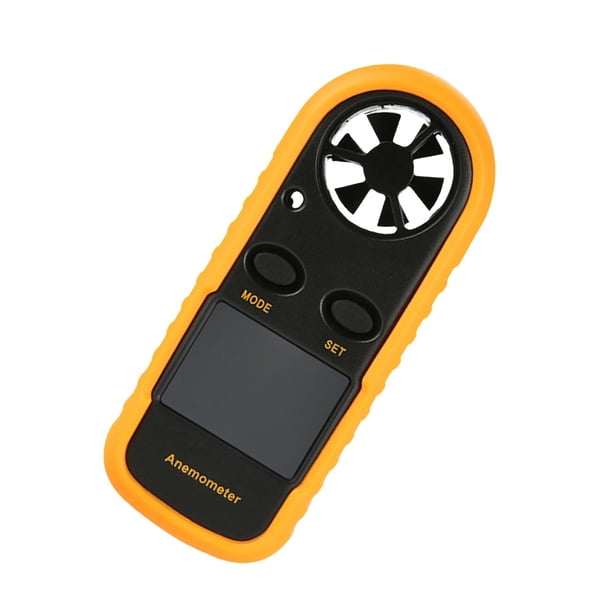 Anemómetro digital Zulema herramienta de golf portátil medidor de Velocidad del viento Panel negro 4x105cm