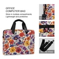 thumbnail image 4 of FORMRS 16" Laptop Bag Carrying Sleeve Case with Handle Travel Shoulder Briefcase, Colorful Flowers Pattern, 4 of 8