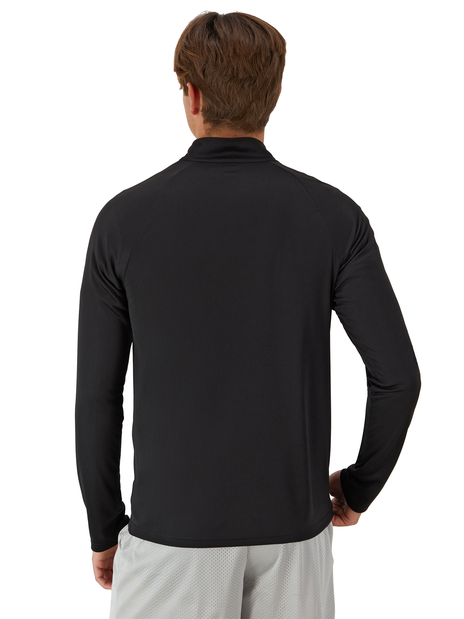 Cool DRI Men's Quarter Zip Pullover Black L