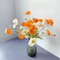 4 Head/Pcs Poppy Flowers Artificial Flowers Bouquet Poppy Fake Flower