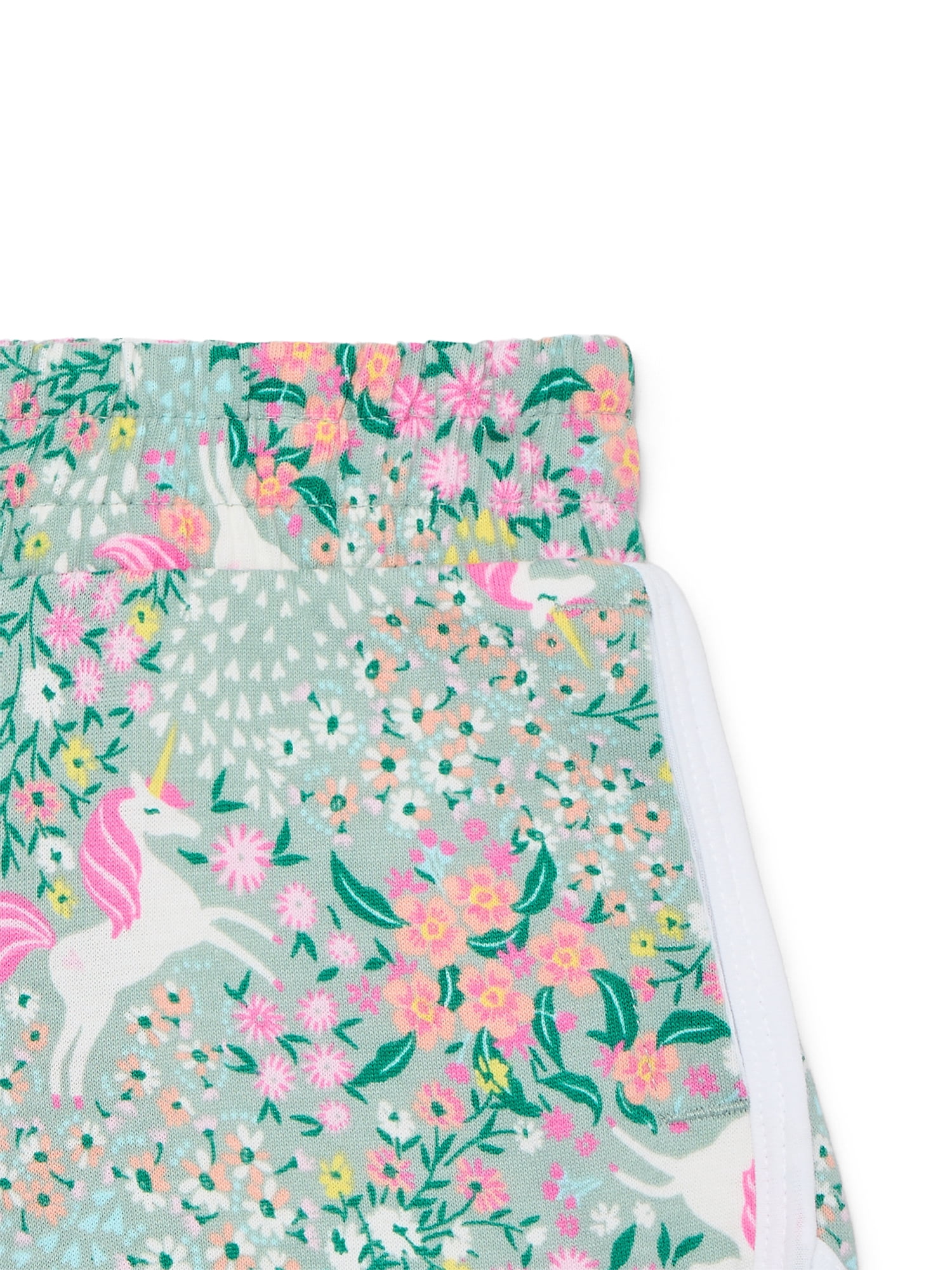 Wonder Nation Girls Dolphin Hem Shorts, Sizes 4-18 & Plus