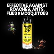 Raid Multi Insect Killer, Indoor & Outdoor Bug Spray Won't Harm Houseplants, 15 oz