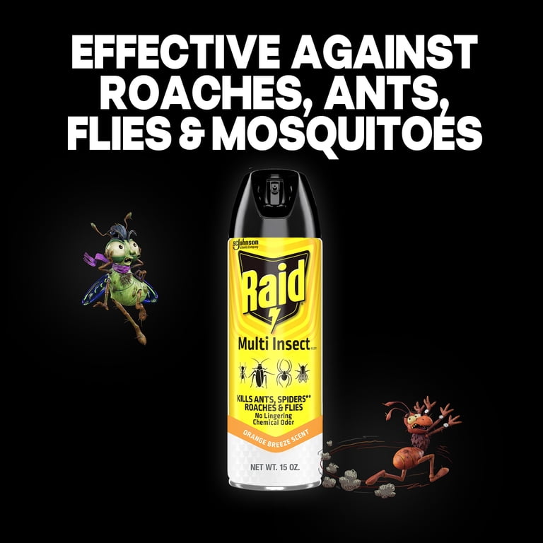 Raid Multi Insect Killer, Indoor & Outdoor, 15 oz photo 7