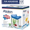 thumbnail image 2 of Aqueon Betta Puzzle Aquarium Fish Tank Kit, Blue, Half Gallon, 2 of 6