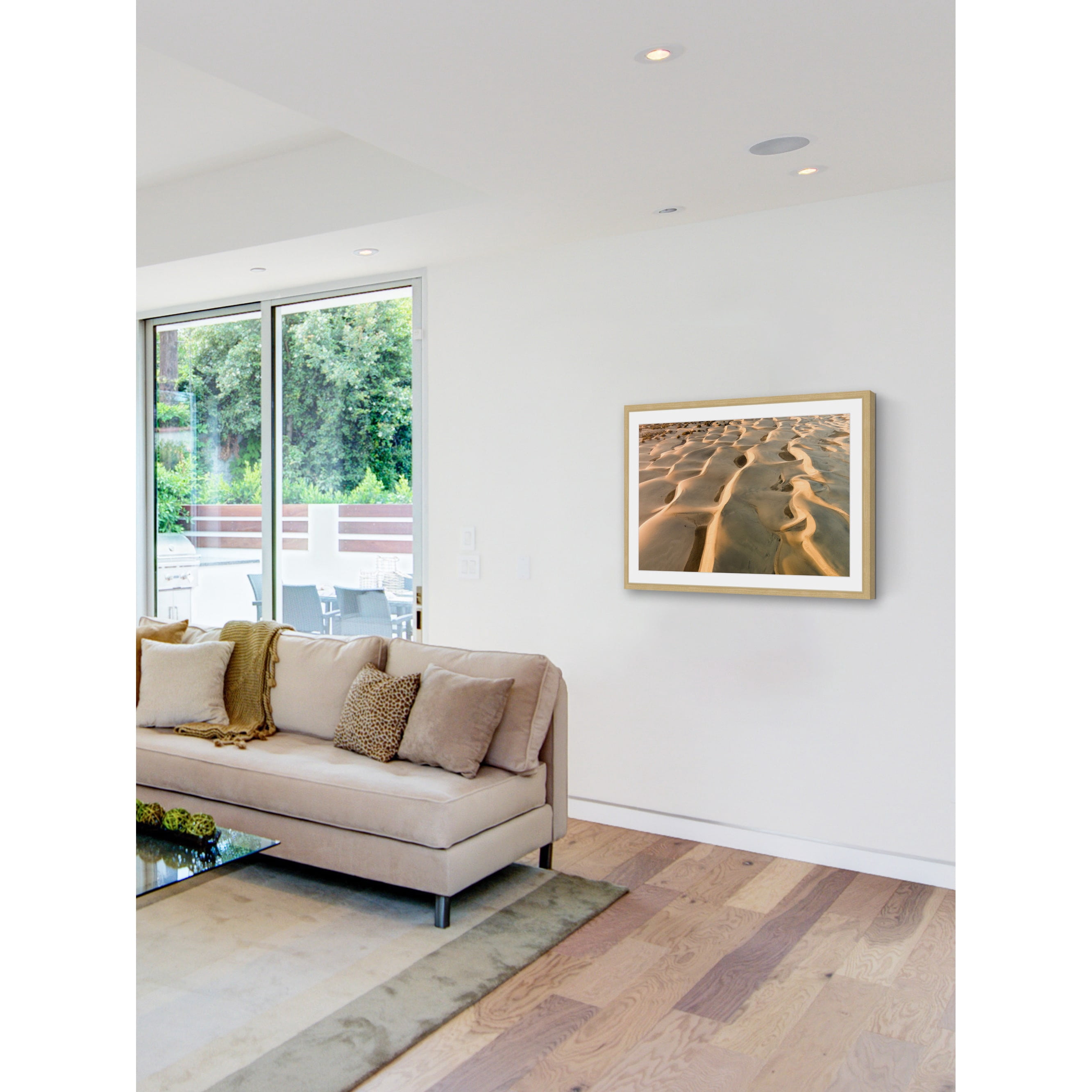 Marmont Hill "Sand Ripples" by Karolis Janulis Framed Painting Art Print