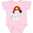thumbnail image 3 of Inktastic Fireman Dog, Cute Dog, Puppy, Doggo, Dalmatian Boys or Girls Baby Bodysuit, 3 of 5