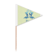 thumbnail image 1 of Pisces de Confiance Complexe Cure-Dent Triangle Toppers de Cupcake Drapeau, 1 of 3