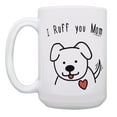 thumbnail image 2 of ThisWear Dog Lover Mug Set I Ruff You Mom Dog Themed Gifts for Women Mom of Dogs Gift Set Rescue Dog Mom Gift Set Dog Mom Coffee Cup Set 2 Pack 15oz Coffee Mugs Dog Mom, 2 of 4