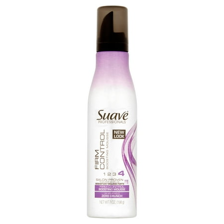 Suave Professionals 4 Firm Control Boosting Mousse, 7 oz