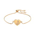thumbnail image 3 of Xihbxyly Pulsera de 26 Letras con Forma de Corazón de Melocotón y Circonitas para Mujer, 3 of 3