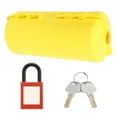 thumbnail image 4 of Industrial Plugs Lockout Kit, Sliding Lock Nylon Lock Beam Electrical Multi Plug Lock Heavy Duty  for Large Industrial Plug, 4 of 8