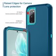 thumbnail image 3 of I-HONVA For Samsung Galaxy S20 FE Case,3-Layer Military Grade Drop Protection Anti-Slip Bumper Rugged Shockproof Dustproof Protection 6.5 inch Phone Case,Light Teal, 3 of 7