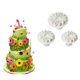 thumbnail image 4 of FLhrweasw 33 Piezas Molde para Fondant Flores Molde para Pastel Chocolate Arcilla Polimérica Molde Hoja Rosa Y Margarita, 4 of 9