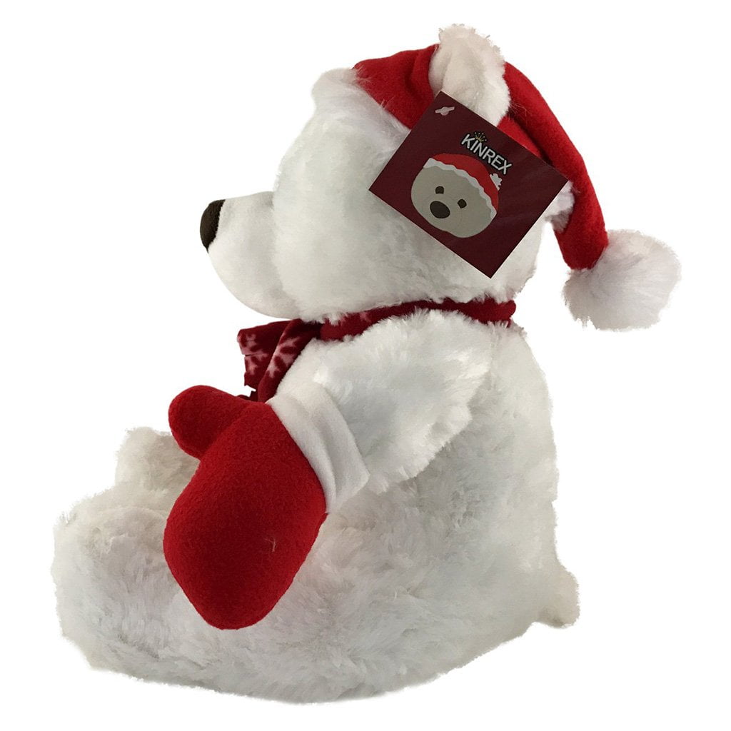 けいち【新品未開封】nene様 メモパッド Christmas Bear KINREX Christmas Stuffed Animal – White Santa Teddy Bear